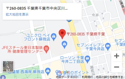 総合リサイクルショップ WonderREX ベイフロント千葉蘇我店の地図